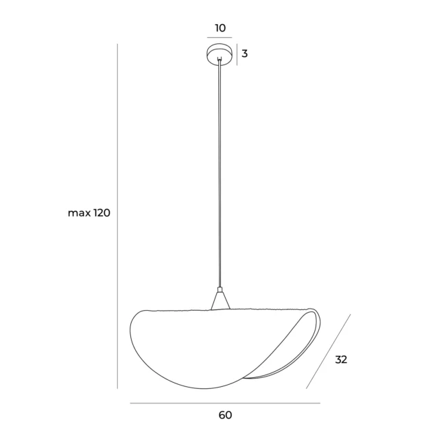 Pendelleuchten → Maxlight P0498 Koshi I