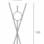 Lampy podłogowe → Maxlight F0055 Xena