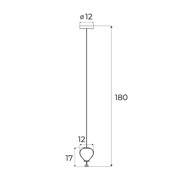 Lampy wiszące → Maxlight P0527 Palloncini I