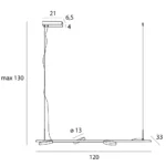 Lampy wiszące → Maxlight P0529 Ibiza IV