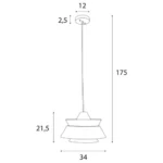 Viseće lampe → Maxlight P0549 Kioto