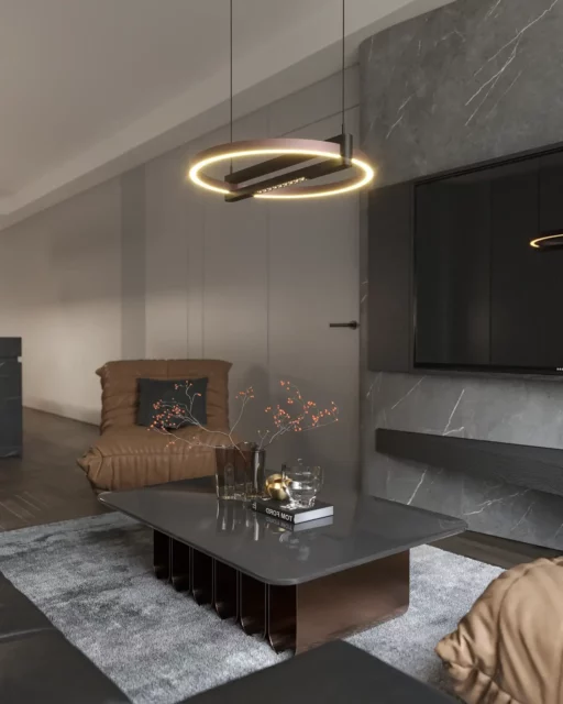 Lampy wiszące → Maxlight P0552 Singapur Round