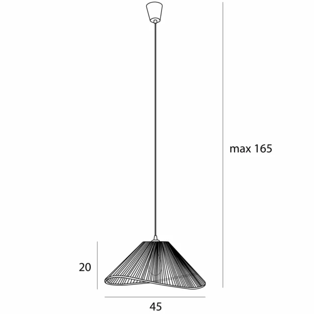 Lampy wiszące → Maxlight P0579 Amalfi I