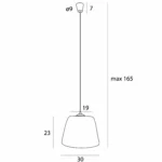 Lampy wiszące → Maxlight P0582 Pot