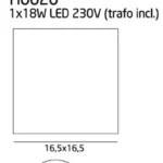 Oświetlenie Techniczne → Wpuszczane → Maxlight H0020 Window
