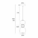 Lampy wiszące → Maxlight P0627 Modern 13W