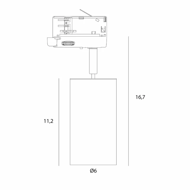Tračni Sustavi → 3-Fazni Tračni Sustavi → Projektori → Maxlight S0021 Rayo Spotlight for 3-Phase Track System, Black