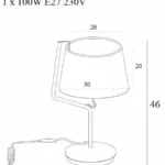 Lampy stołowe → Maxlight T0028 Chicago