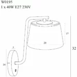 Kinkiety → Maxlight W0195 Chicago