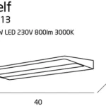 Kinkiety → Maxlight W0213 Shelf