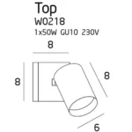 Бра → Maxlight W0218 Top I