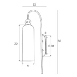 Kinkiety → Maxlight W0332 Campanila