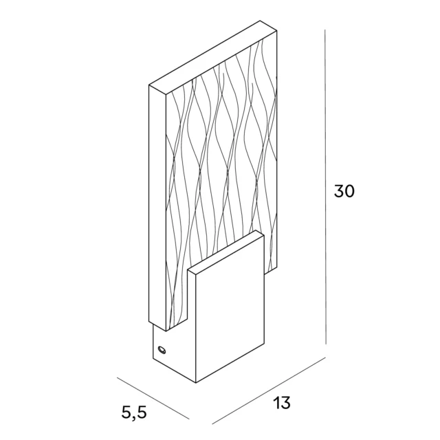 Kinkiety → Maxlight W0360 Vetro