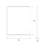 Lustra → Maxlight W0385 Mirror Prostokąt