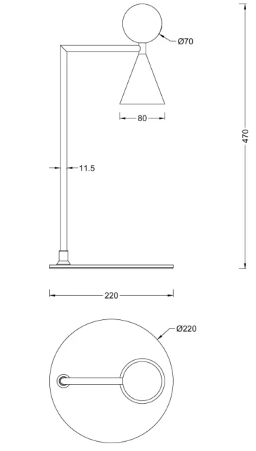 Lampy stołowe → Maxlight T0069 Bingo