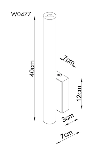 Kinkiety → Maxlight W0477 Loft