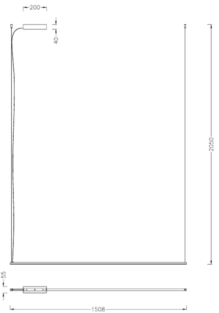 Lampy wiszące → Maxlight P0680 Longi 40W