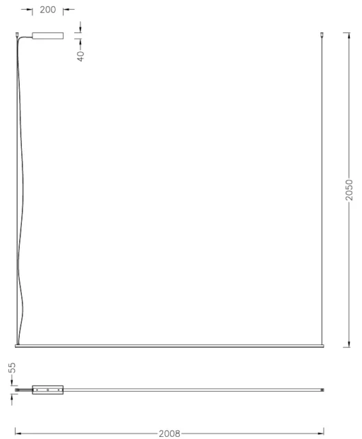 Lampy wiszące → Maxlight P0681 Longi 50W
