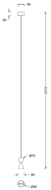 Lampy wiszące → Maxlight P0683 Bingo