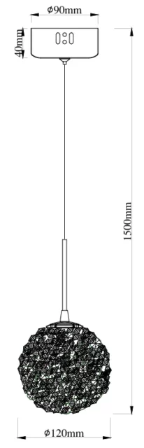 Lampy wiszące → Maxlight P0679 Rita