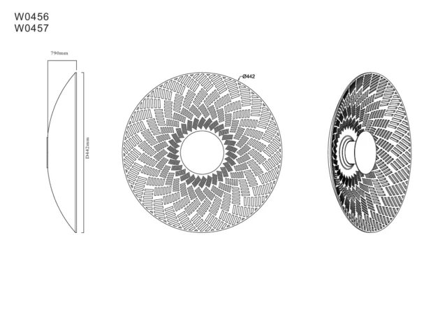 Fali lámpák → Maxlight W0456 Misaki