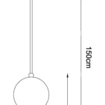 Lampy wiszące → Maxlight P0664 Alice