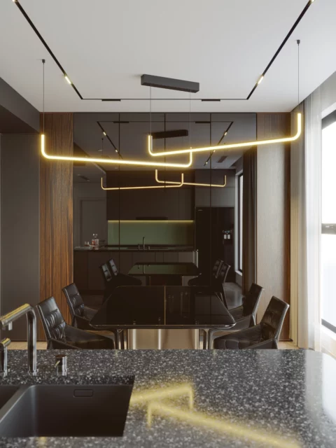 Pendant lamps → Maxlight P0645 Urus 30W