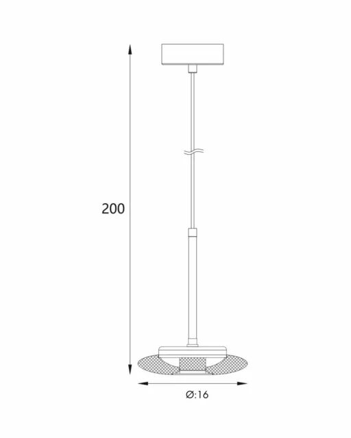 Lampy wiszące → Maxlight P0649 Lunaris