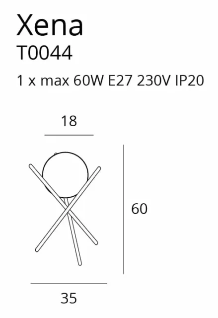 Table lamps → Maxlight T0044 Xena
