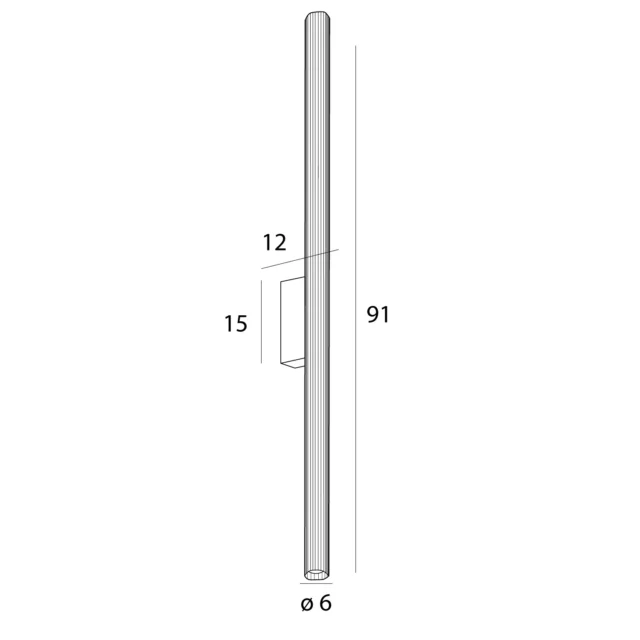 Fali lámpák → Maxlight W0367 Fayette 91cm