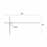Zidne svjetiljke → Maxlight W0369 Arne 60cm
