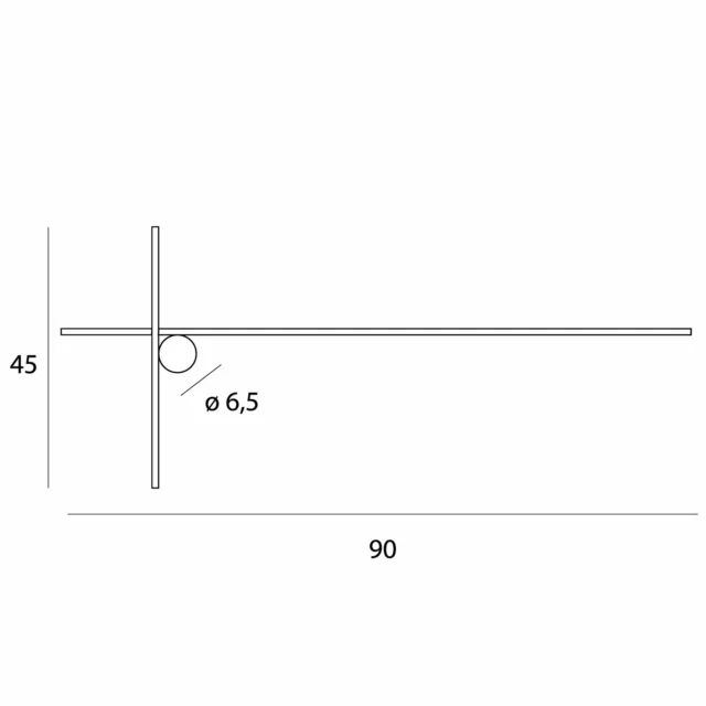 Wall lamps → Maxlight W0369 Arne 90cm