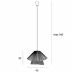 Pendelleuchten → Maxlight P0580 Amalfi II