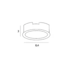 Technical Lighting → Recessed → Maxlight H190.01 Spilio, to be completed with the module HM190 and driver HT190