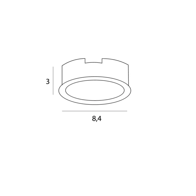 Technical Lighting → Recessed → Maxlight H190.01 Spilio, to be completed with the module HM190 and driver HT190