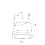Oświetlenie Techniczne → Wpuszczane → Maxlight HM190 Spilio 4000K Moduł led 10W IP65