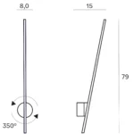 Wall lamps → Maxlight W0297 Spider
