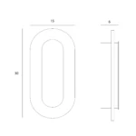 Kinkiety → Maxlight W0478 Travertino Oval