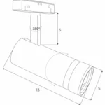 Systemy Szynowe → Magnetyczne → Oprawy → Maxlight M0013Z Magnetic Reflektor Zoom Zigbee