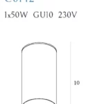 Plafonniers → Maxlight C0142 Pet Round