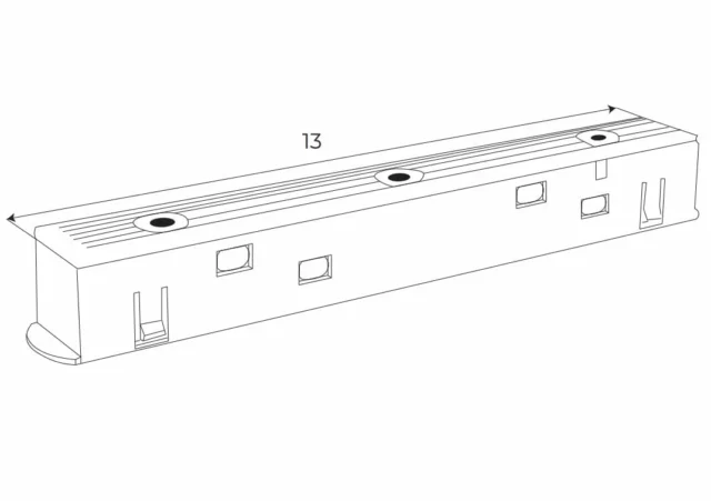Systemy Szynowe → Magnetyczne → Akcesoria → Maxlight MA0003 Magnetic Łącznik elektryczny elastyczny