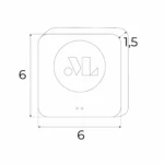 Skensystem → Magnetisk → Tillbehör → Maxlight MA0014 Magnetic Network gateway Zigbee/Tuya