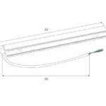 Skensystem → Magnetisk → Tillbehör → Maxlight MA0022 Magnetic 200W track-mounted power supply
