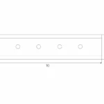 Skensystem → Magnetisk → Tillbehör → Maxlight MA0025 Magnetic Straight mechanical joiner for surface tracks