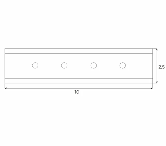 Skensystem → Magnetisk → Tillbehör → Maxlight MA0025 Magnetic Straight mechanical joiner for surface tracks