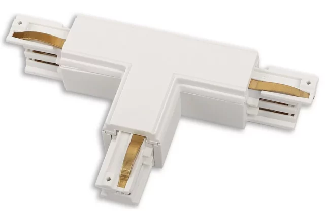 Systemy Szynowe → Systemy Szynowe 3-Fazowe → Akcesoria → Maxlight MHT1-T/L-WH Łącznik T lewy