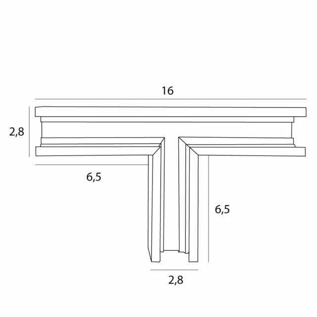Sínrendszerek → Mágneses → Kiegészítők → Maxlight MT0032 Magnetic T-junction low-profile surface track for MT0028/MT0029