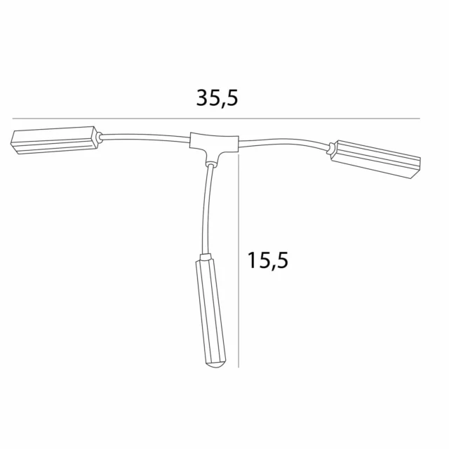 Sínrendszerek → Mágneses → Kiegészítők → Maxlight MT0035 Magnetic T-shape electrical connector
