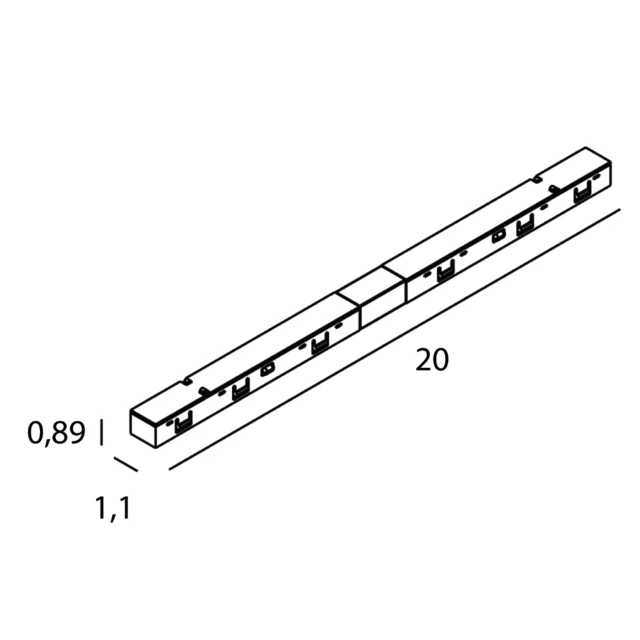 Skensystem → Micro11 → Tillbehör → MAXLIGHT NA0002 Micro11 Straight electrical connector