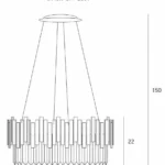 Viseće lampe → Maxlight P0368 Trend 45cm